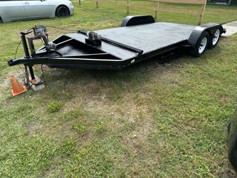 18ft car hauler low profile