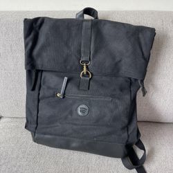 Roll Top Spotify Endorsed black Rucksack backpack