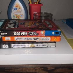 Books Of Dog Man DIARY Of A Wimpy Kid 
