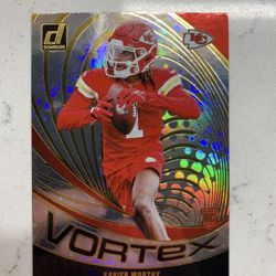 2024 Panini Donruss Xavier Worthy Vortex RC Kansas City Chiefs Rookie RC #VOR-XWO