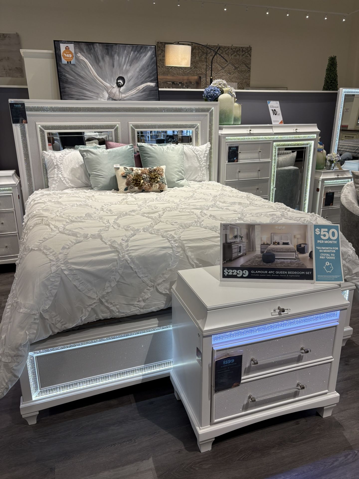 Bobs Furniture Bedset (must Pickup From Storage By 6/23)