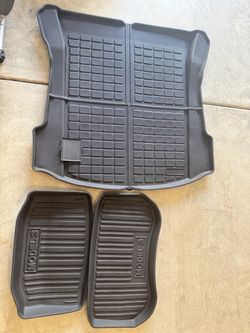 Tesla Model 3 All-Weather Floor Mats Set & Charging Adapter