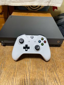 XBox One X PROJECT SCORPIO Console & Controller Model 1787 TESTED Microsoft
