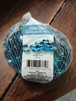 Turquoise Glass Gems