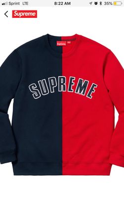 *CHEAP*Supreme split Crewneck