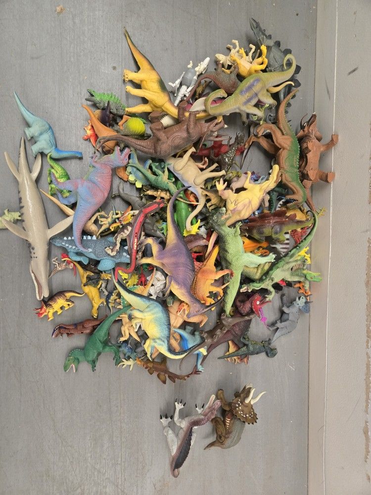 Box Of Dinosaur Toys