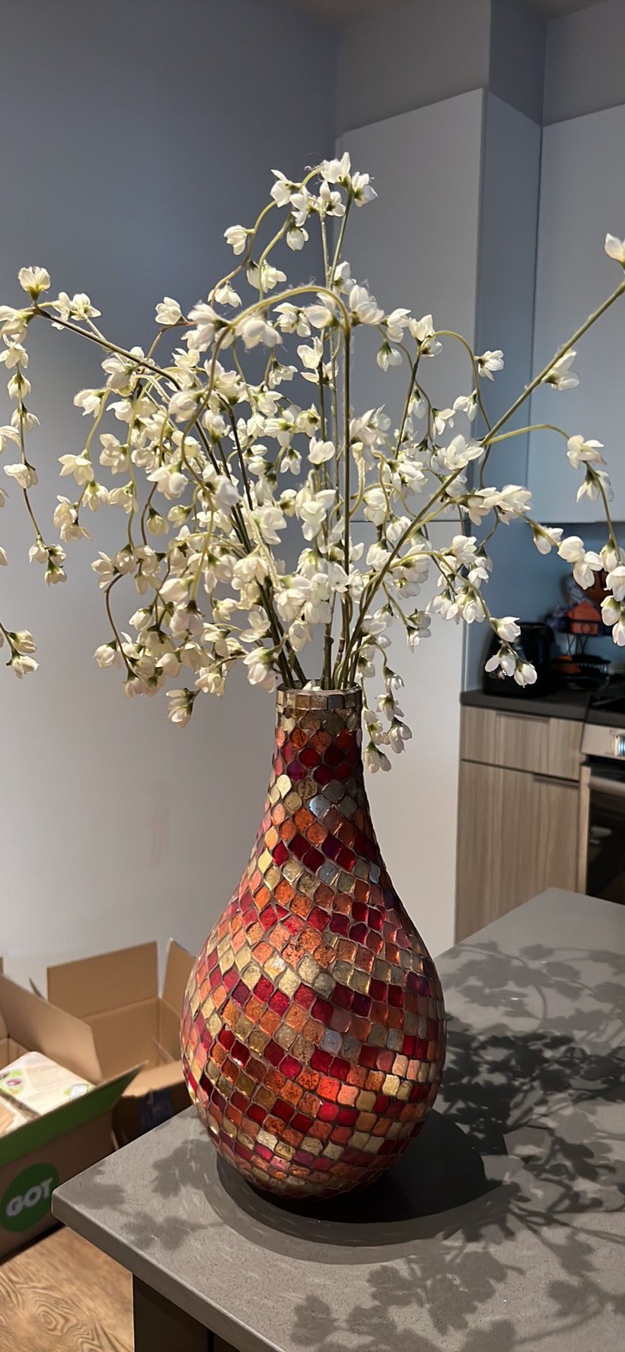 Pier One Vase (free Artificial Flowers)  