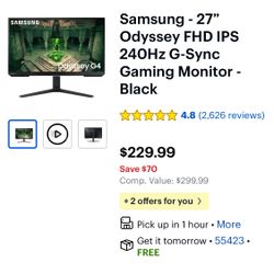 27 Inch Samsung Odyssey G4
