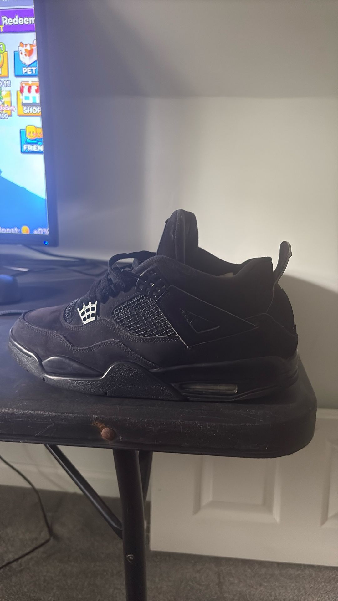 Retro Air Jordan 4 Black Cat Size 12 (2020)
