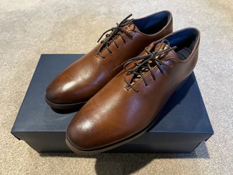 COLE HAAN Jefferson Wholecut Leather Oxfords