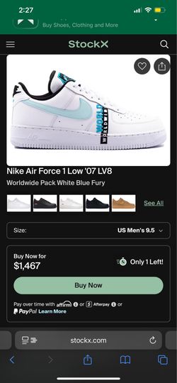 Nike Air Force one limited edition
