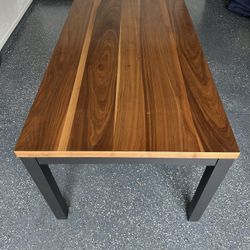 Wooden Veneer Dining Table 36”x65.5”