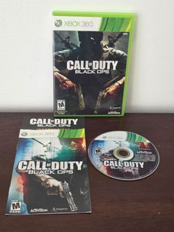 Call of Duty: Black Ops Xbox video game CIB