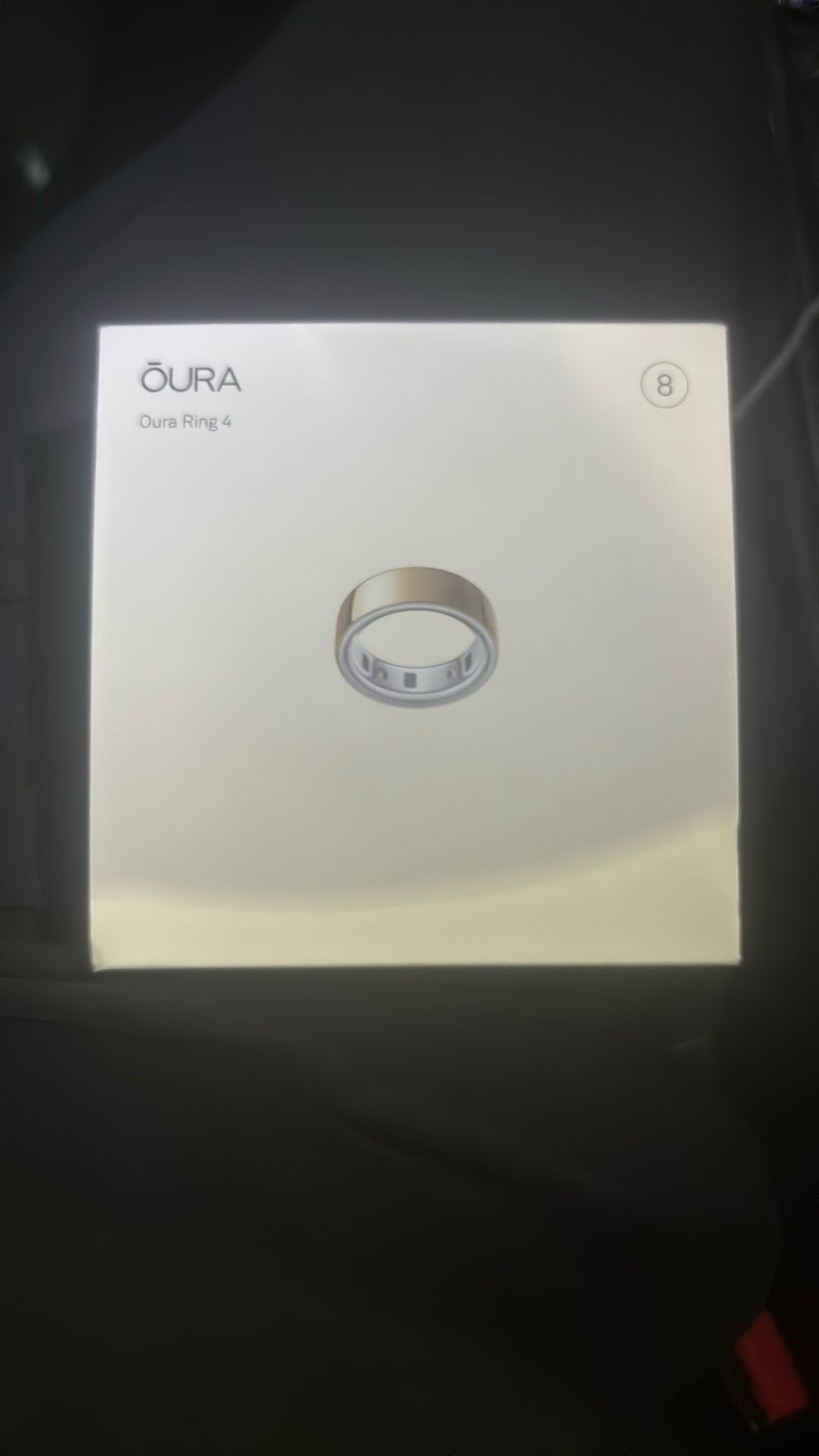 Oura Ring Gold Size 8