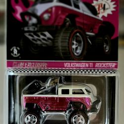 Hot Wheels RLC T-1 VW ROCKSTER PINK