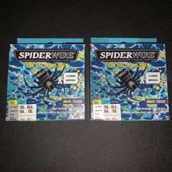 2x Brand New 100lbs Braided Spiderwire