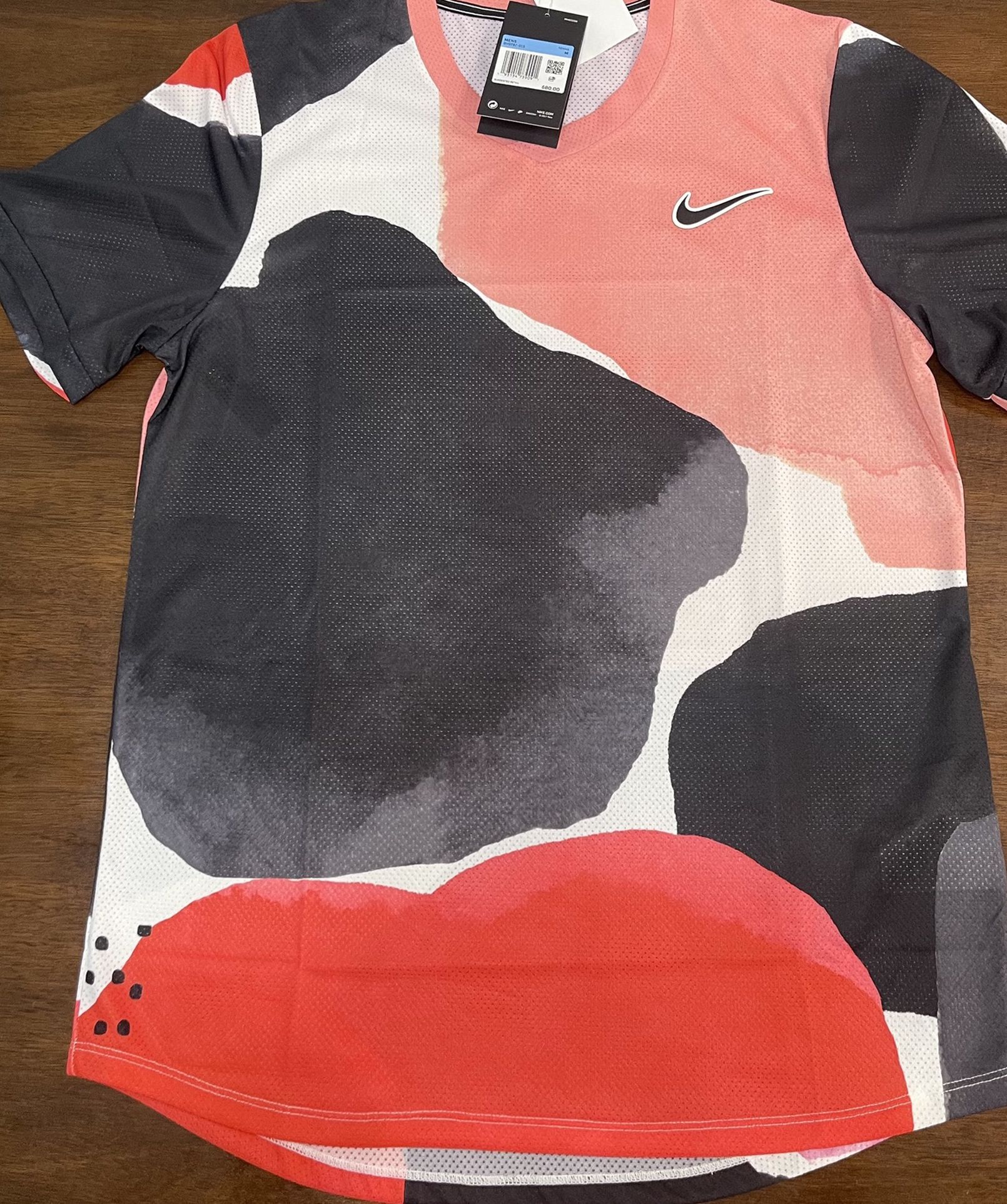 Nike NikeCourt Challenger Men's Short-Sleeve Tennis Top BV0787-015 Size M New