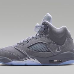 Jordan Wolf Grey 5s Size 3Y