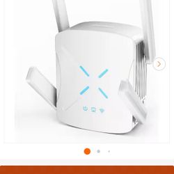 WiFi 6 Extender WiFi Booster, CF-XR182 WiFi Range Extender 1800Mb  COLOR BLACK  NEW OPEN BOX  