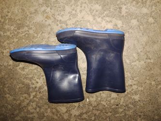 Blue Rubber Boots
