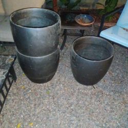 Large Pots. All Three Or Single