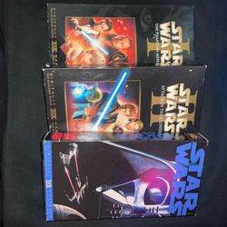 Star Wars VHS Bundle Episode 1 & 2 & A New Hope