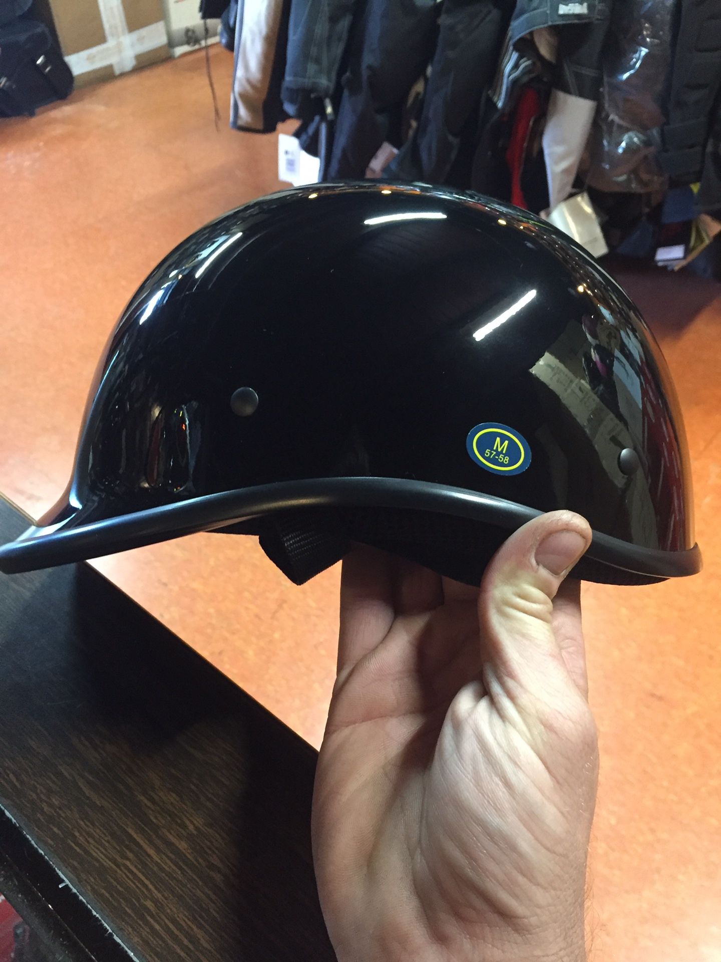 Jockey polo low profile dot motorcycle half helmet $80