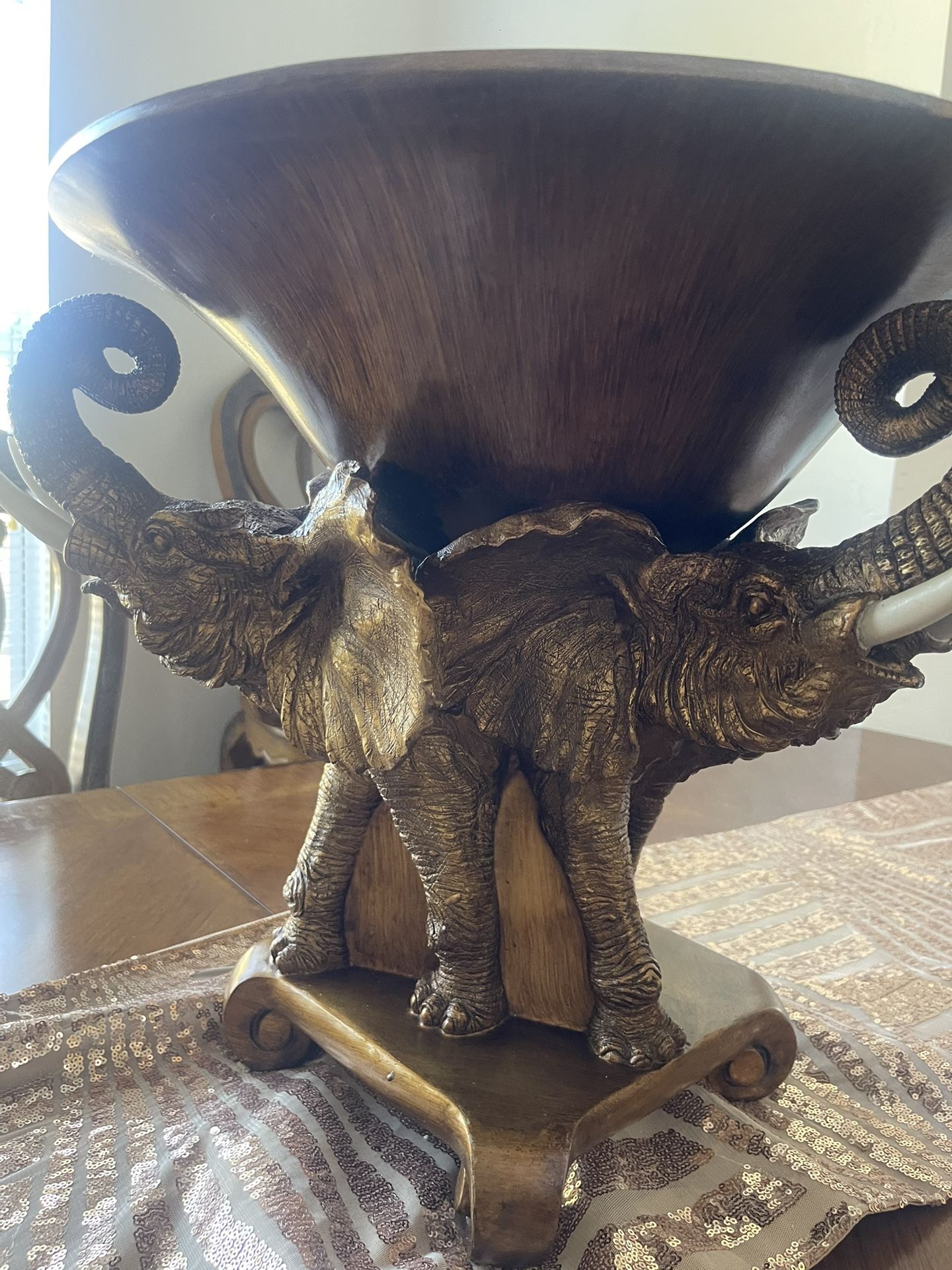 Centro De Mesa De Elefante 