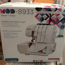 Janome Mod 8933 Serger sewing machine