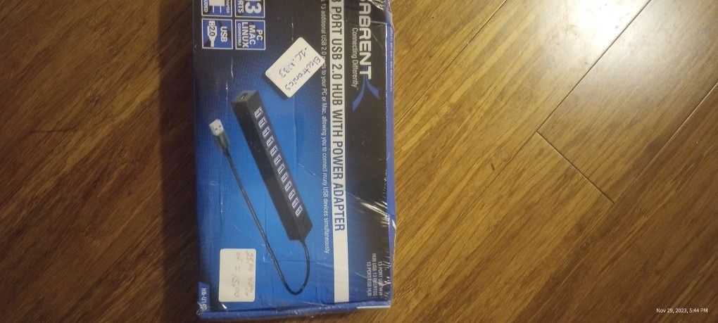 Sabrent 13 Port USB 2.0 Hub With Power Adapter