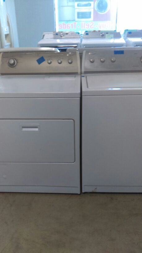 Whirlpool washer and gas dryer great condition used