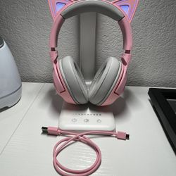 Razer Kraken Kitty Headphones (Pink) – Like New