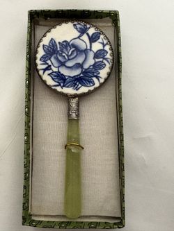 Mirror With Jade Handle
