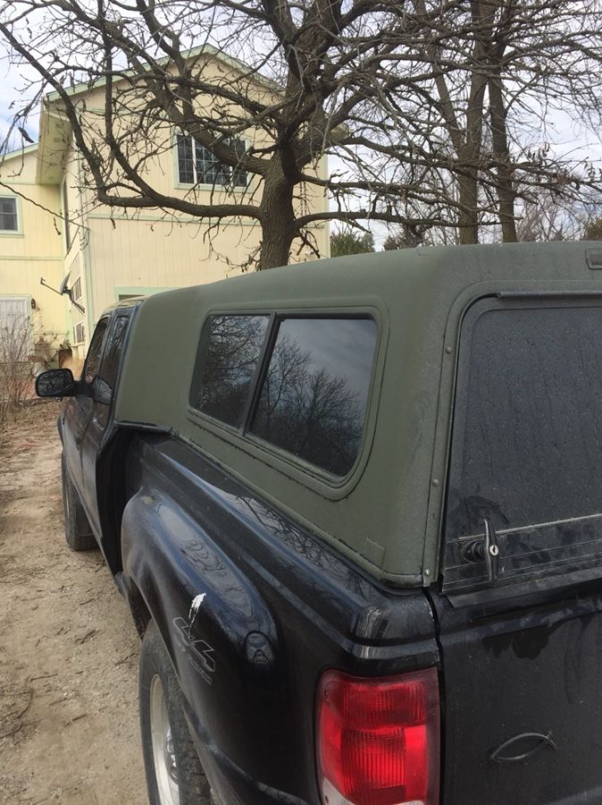 This an Astro topper/camper shell for Ford Ranger Stepside.