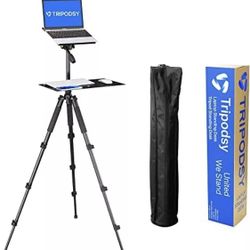 Portable Laptop Standing Desk, Adjustable Sit & Stand Height, Mobile Workstation
