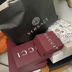 Lots Of Empty Empty Designer Boxes For Sale. $10-$20 Each.