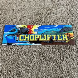 Arcade Original marquee Choplifter