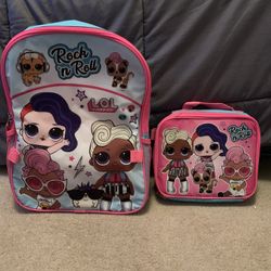 L.O.L Backpack And lunchbox 