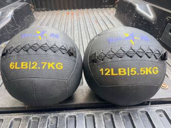 YES  FOR  ALL : WALL BALLS : 6LB. = $40  & 12lb. = $45