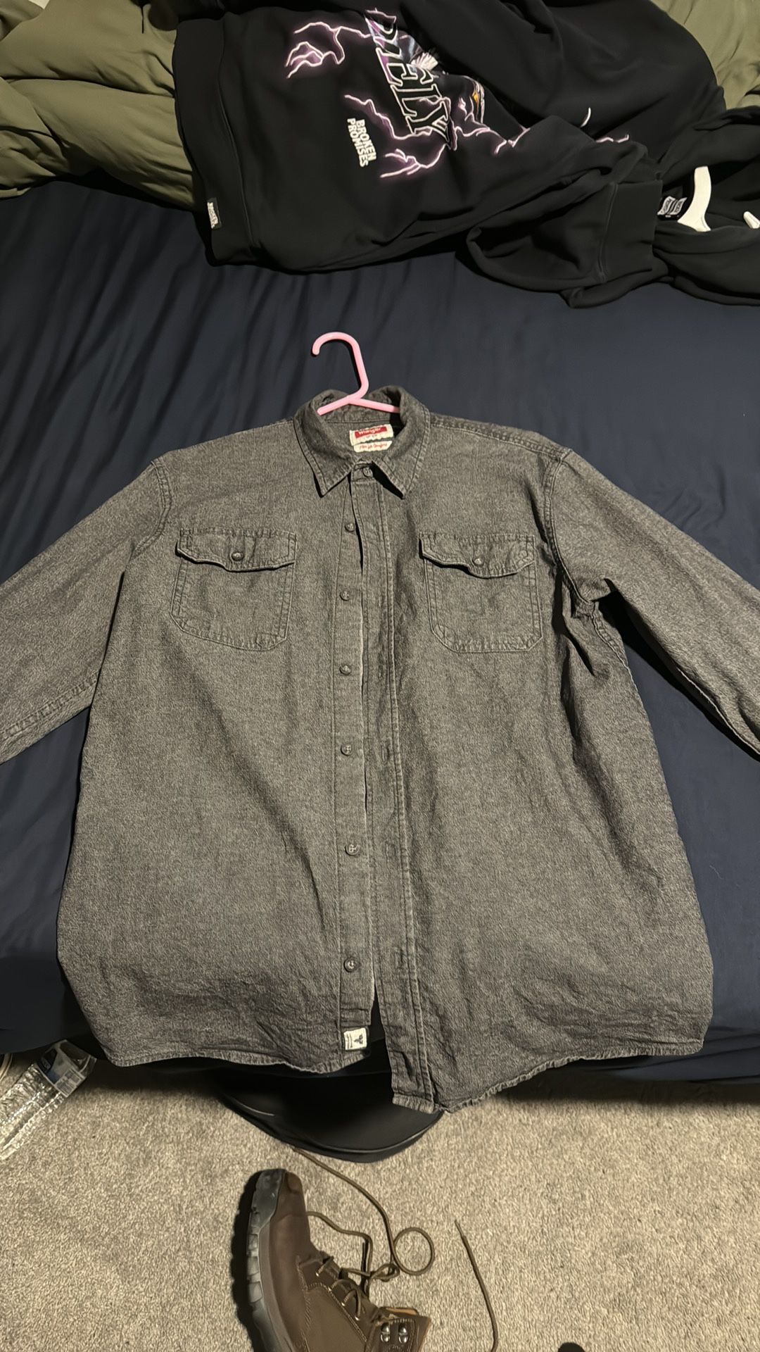 Grey Wrangler Denim Jacket