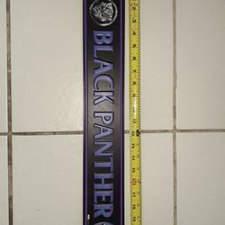 Black Panther Metal Sign Pop Out