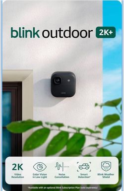 Blink Outdoor 2K+ 1 camera system
