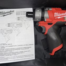 Milwaukee M12 Fuel 1/4” Hex 2-Speed Screwdriver. Tool Only w/Case. Model #2402-20