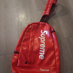 Supreme Leather Unisex Bag 