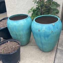 Glazed Ceramic Pots 