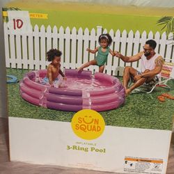 Sun Squad 3 Ring Inflatable Pool