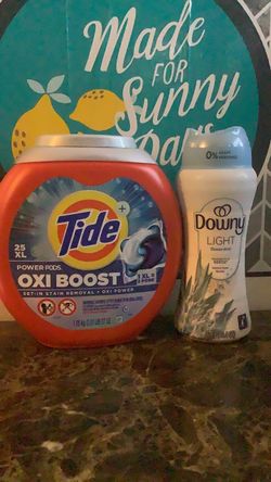 Tide Oxi Boost Power Pods & Downy Light Bundle price is firm