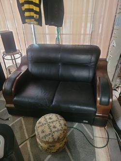 Black sofa