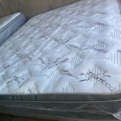 Brand New Pillow Top Mattress With Box spring 