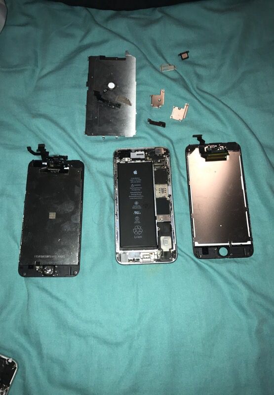 I phone 6 plus an 6s plus parts screen broke but can be replaced